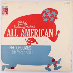 LeRoy Holmes Orchestra All American Vinyl LP Record Broadway 1962 MGM SE 4034